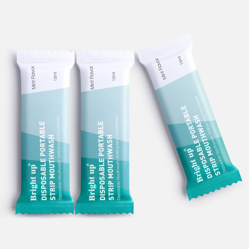 Vloeistof van de de Alcohol de Vrije Mondspoeling van het muntaroma met het Privé Etiket van de Sachetzak 10ml