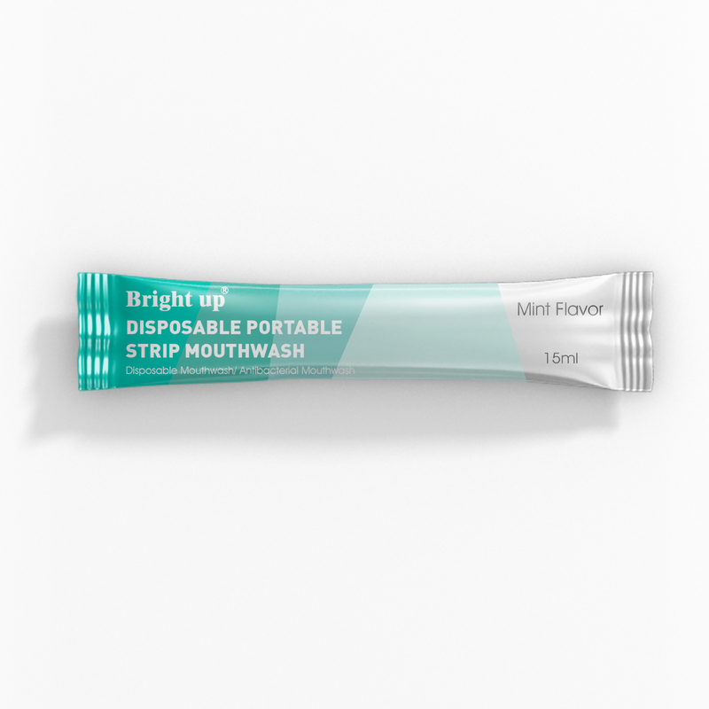 Vloeistof van de de Alcohol de Vrije Mondspoeling van het muntaroma met het Privé Etiket van de Sachetzak 10ml