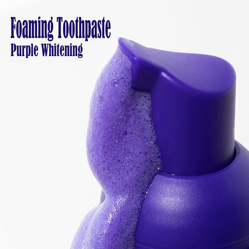 ODM Mondelinge Zorgtanden die de Tandpasta van de Correctorpurple white foaming van de Poederv34 Kleur witten