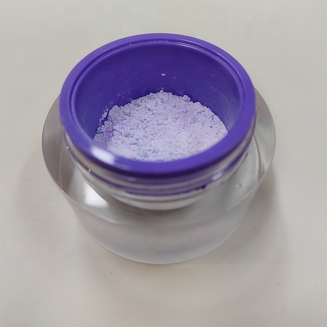 ODM Mondelinge Zorgtanden die de Tandpasta van de Correctorpurple white foaming van de Poederv34 Kleur witten