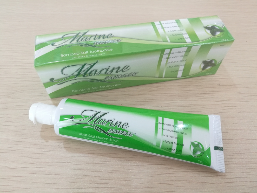 OEM het Mondelinge Fluoride van het de Tandpastanatrium van het Hygiënebamboe Zoute 3 Jaarhoudbaarheid