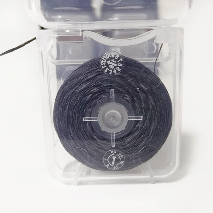 Het draagbare Privé van de de Houtskooltandzijde van het Etiketbamboe Nylon Materiële Aroma van de 50 Metermunt