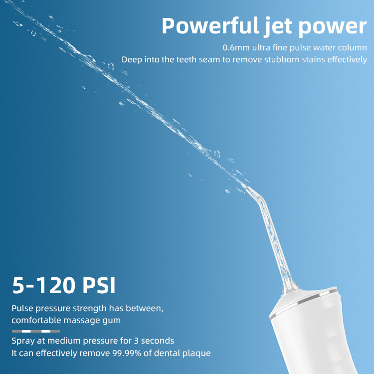 IPX7 huis en Reis het Tand van de Zorgirrigator van het Plaquevlekkenmiddel Tand Professionele Water Flosser