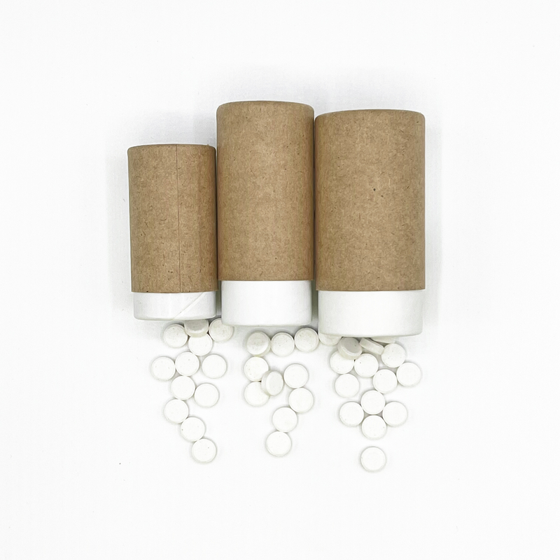 De draagbare Nul van de het Aromatandpasta van de Afvalmunt Mondspoeling van de Tabletten Stevige Tand Natuurlijke Wittende Tanden