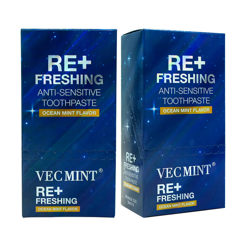 OEM Effectieve whitening Antisensitiviteit Tandpasta Set 30ml Vlek Verwijdering Mond Ademhaling Tandreiniging