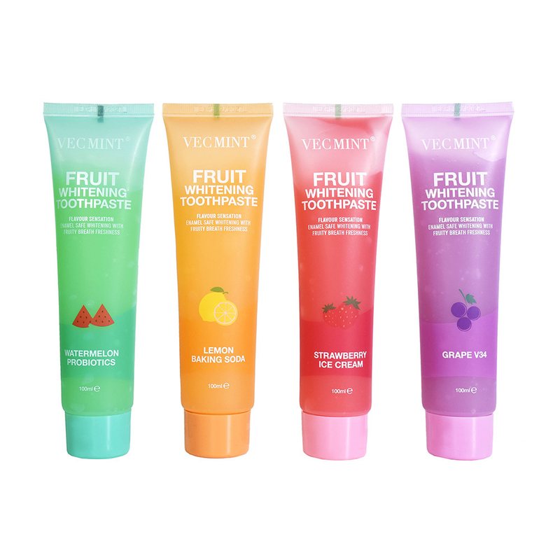 VEC MINT 100 ml Fruitsmaak Tandenbleken Basisreiniging Mondverzorging Verfrissende tandpasta