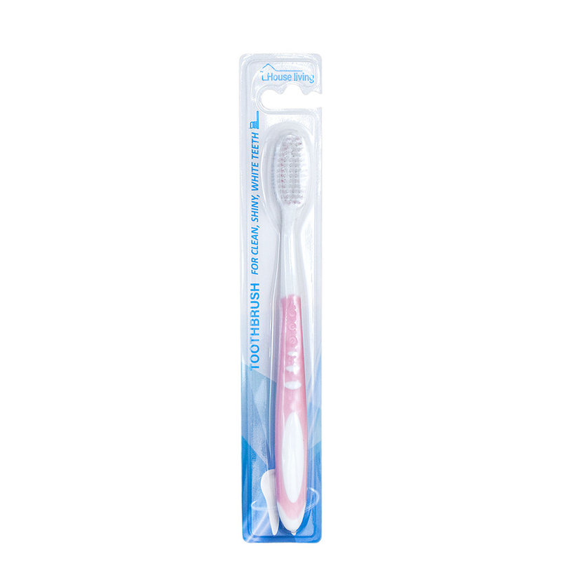 Groothandel Custom Adult Travel Home Hotel Plastic Soft Bristle Huishoudelijk Gebruik Tandborstel In Blister Card