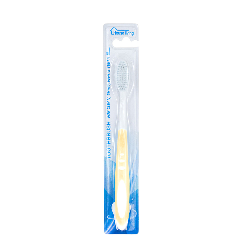 Groothandel Custom Adult Travel Home Hotel Plastic Soft Bristle Huishoudelijk Gebruik Tandborstel In Blister Card