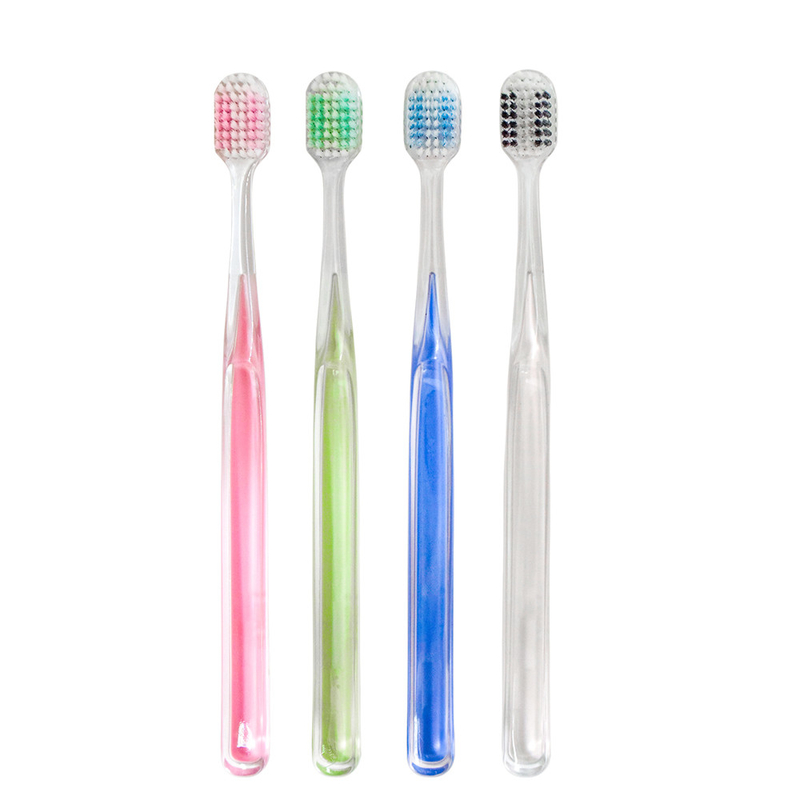 Groothandel Luxe kristal tanden whitening tandenborstel borstels hoge dichtheid diep reiniging kristal helder borstel handvat tand