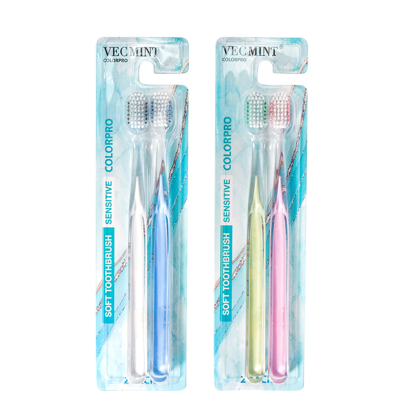 Groothandel Luxe kristal tanden whitening tandenborstel borstels hoge dichtheid diep reiniging kristal helder borstel handvat tand