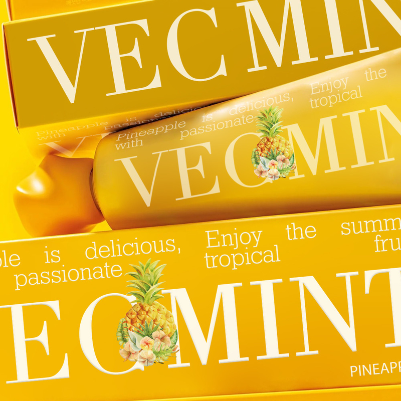 Privélabel Aluminiumbuis Tandenbleken Hydroxyapatite Fruit Verse adem Vlekken verwijderen Tandpasta