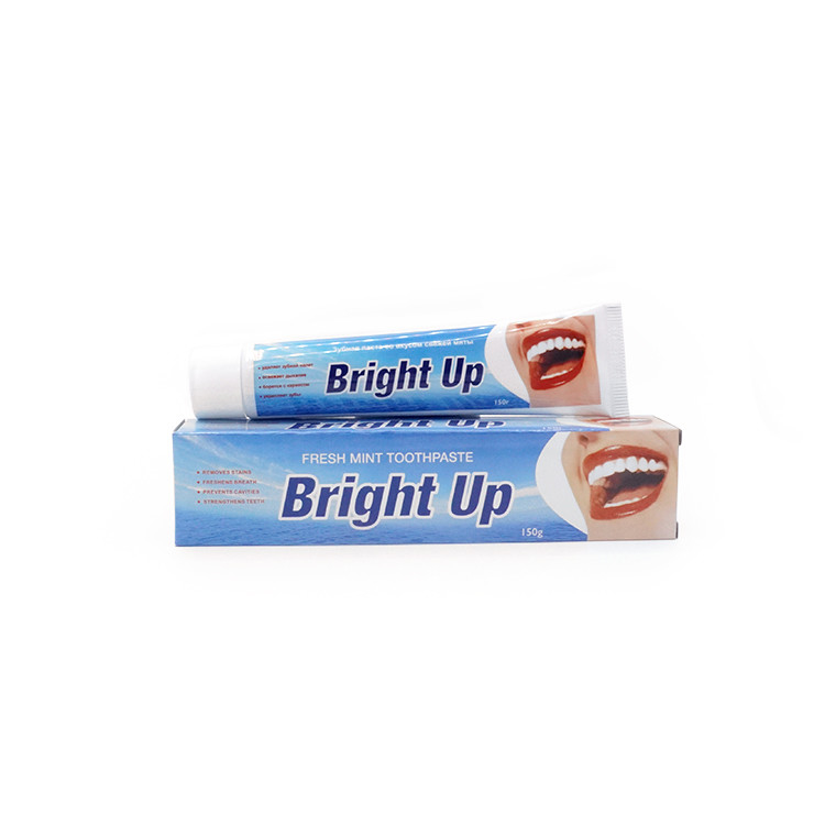 Bright Up Factory Manufacture 150g Mint smaak Verse adem Tanden tanden whitening tandpasta