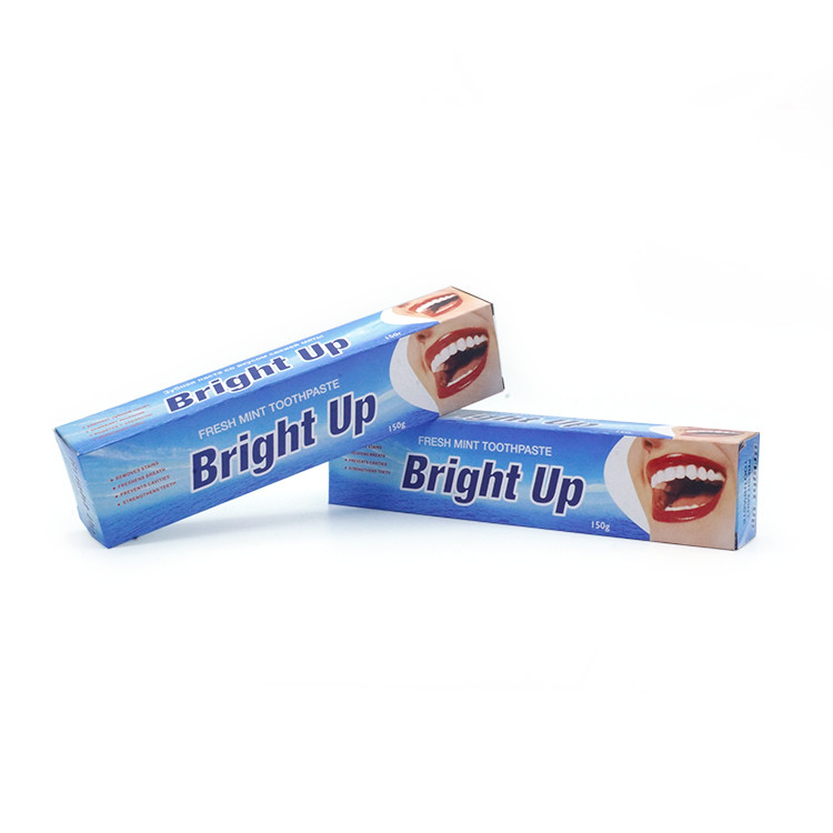 Bright Up Factory Manufacture 150g Mint smaak Verse adem Tanden tanden whitening tandpasta