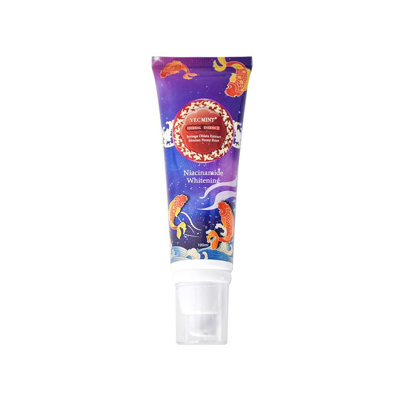VECMINT HERBAL ESSENCE Niacinamide witte tandpasta 100 g voor gezonde tanden warm verkocht Fabriek directe levering
