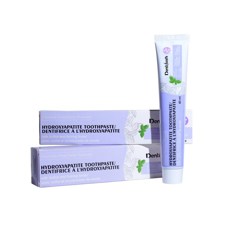 Tandverffluoride - gratis tandpasta, 80 ml - Hydroxyapatite formule met xylitol en zuivelzuur voor mondgezondheid