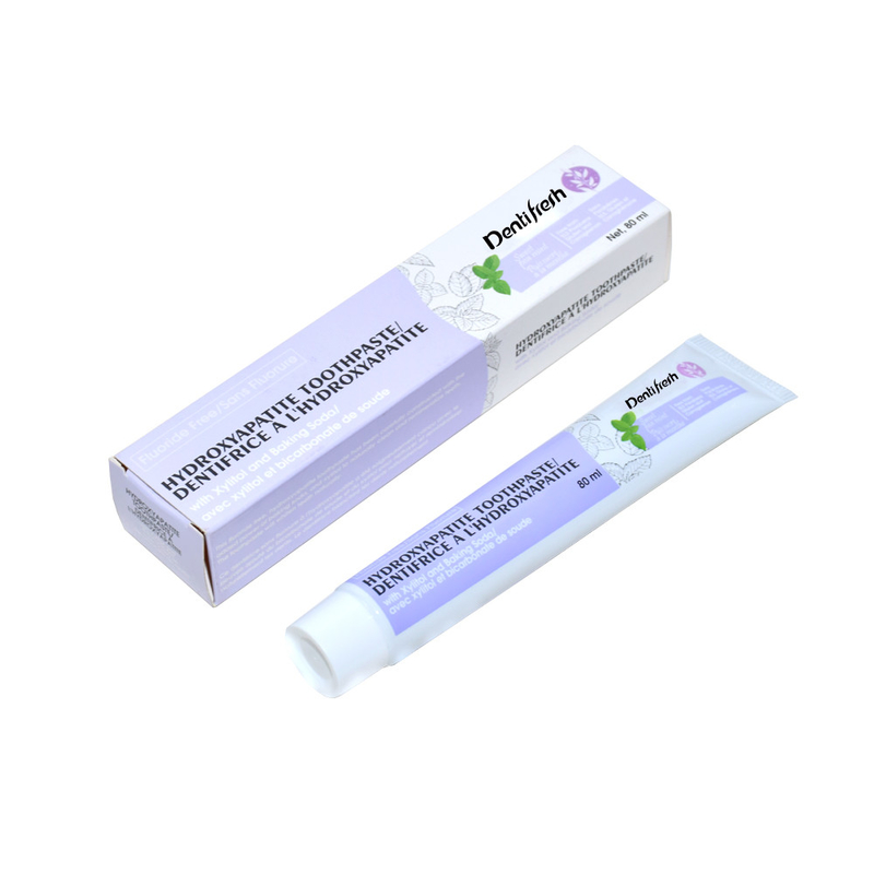 Tandverffluoride - gratis tandpasta, 80 ml - Hydroxyapatite formule met xylitol en zuivelzuur voor mondgezondheid