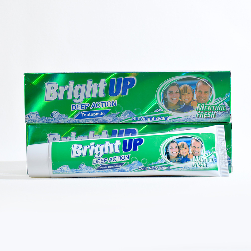 Verlichting Deep Action Menthol verse tandpasta 120 ml - Ervaar een instant koelend gevoel kruidenmunt