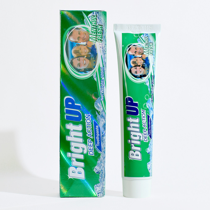 Verlichting Deep Action Menthol verse tandpasta 120 ml - Ervaar een instant koelend gevoel kruidenmunt