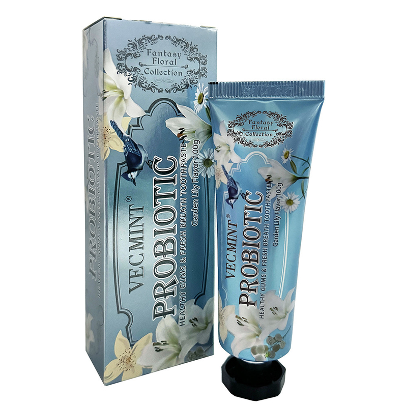 VECMINT Lily tandpasta 100g tandpasta voor gezonde tanden Fancy Floral Collection Hot Sale Factory Direct Delivery