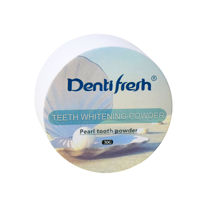 Nieuwe DentiFresh Purple Tooth Toner - Instant Colour Corrector Tandbleken Poeder, 30G