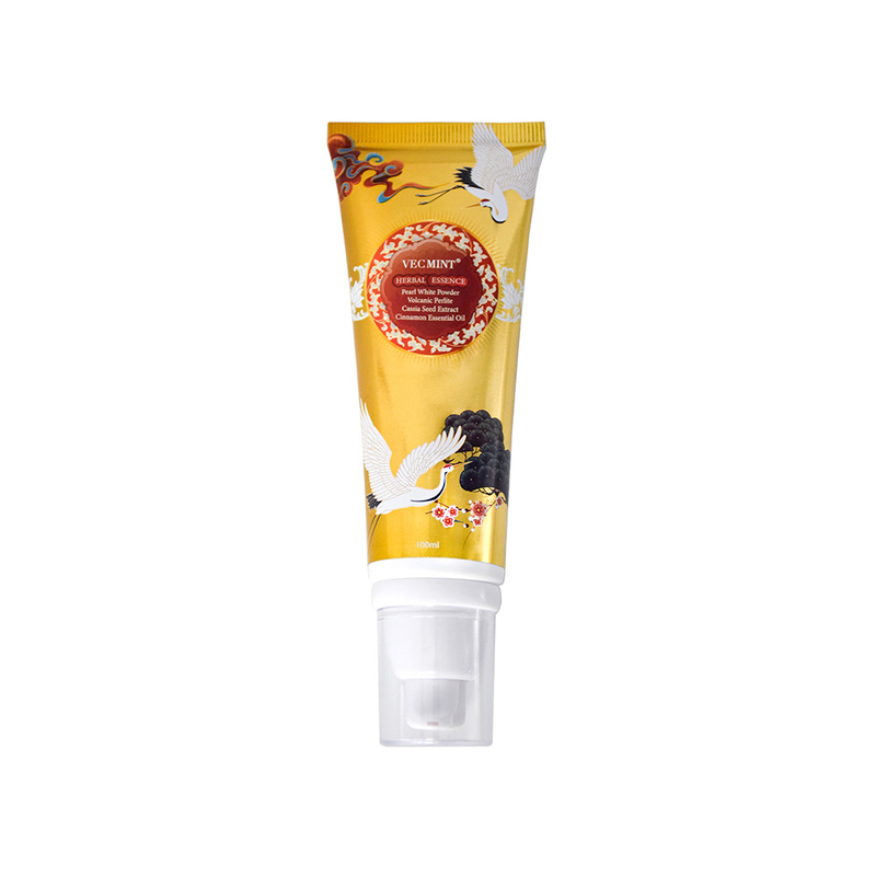 VECMINT tandpasta 100 ml- Perlen - Infuusbleekformule met Coptiswortel & Camellia Sinensis-extracten
