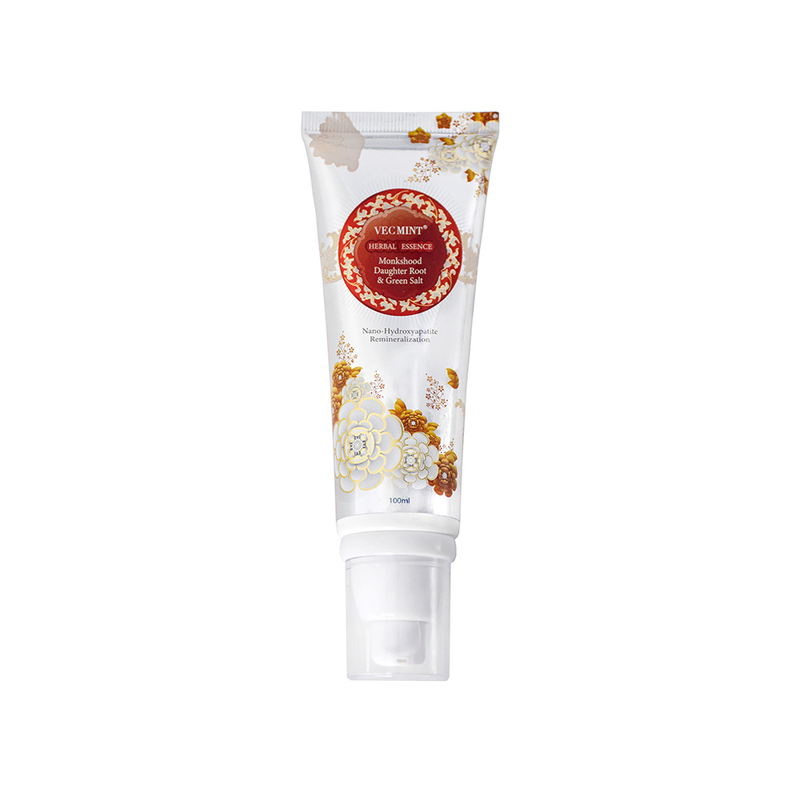 VECMINT Nano - tandpasta met hyaluronzuur - kruidenformule met monkshood, dochterwortel en groen zout 100 ml