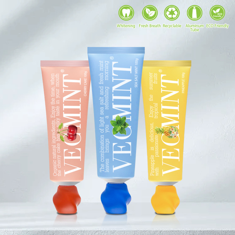 VECMINT zeezout & vers munt tandpasta - verlaat je mond verfrissend 100g groothandel fabriek