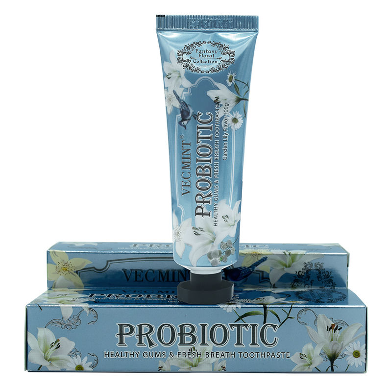 Tube Box Carton Oral Care tandpasta voor een mild blekende werking en PASTE in de blekende verpakking