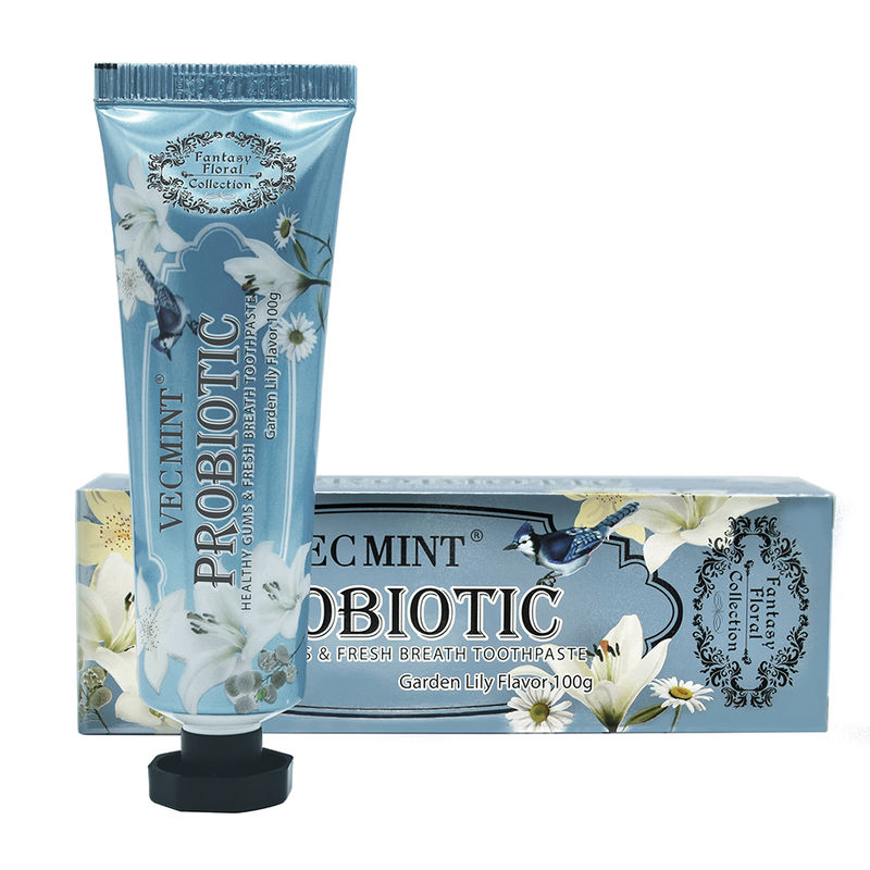 Tube Box Carton Oral Care tandpasta voor een mild blekende werking en PASTE in de blekende verpakking