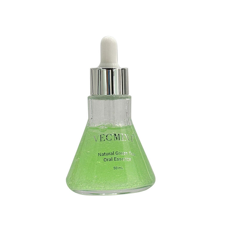 VECMINT Natuurlijke groene thee kruiden orale essentie - orale verzorging Concentrate Serum voor dagelijkse mondhygiëne 50 ml Bulk