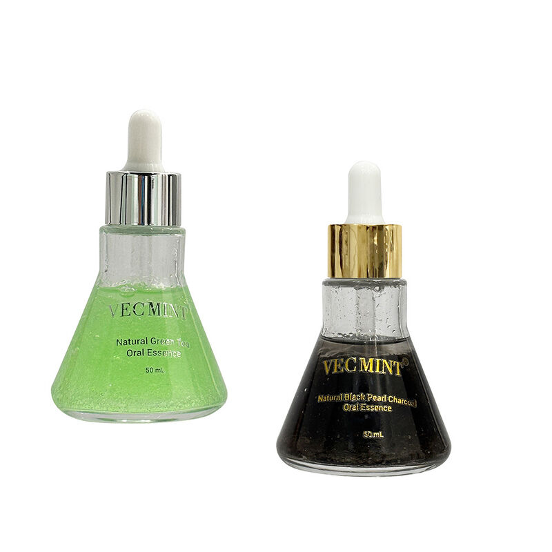 VECMINT Natuurlijke groene thee kruiden orale essentie - orale verzorging Concentrate Serum voor dagelijkse mondhygiëne 50 ml Bulk