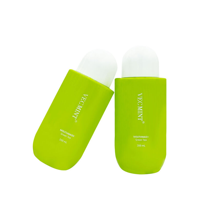 Chemische stoffenvrije groene thee mondspoeling VECMINT - Natuurlijke langdurige verse mondspoeling (200 ml)