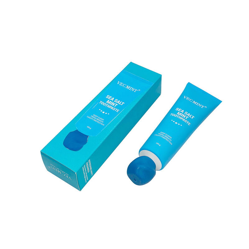 VECMINT 100g Zeezout Munt Tandpasta - Diepe Reiniging Tanden & Frisse Adem Mondverzorging