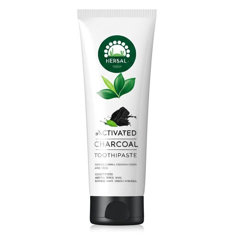 Aan kruiden geactiveerde houtskool tandpasta geschikt voor volwassenen en tieners wreedheidsvrij zacht bleken en tandvleesverzorging kruidengeneesmiddel